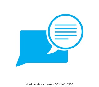 speech bubble social media icon