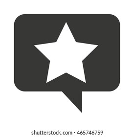 speech bubble social media icon vector illustration design