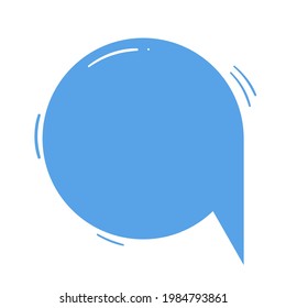 Burbuja del discurso. Habla texto de burbuja, cuadro de conversación.