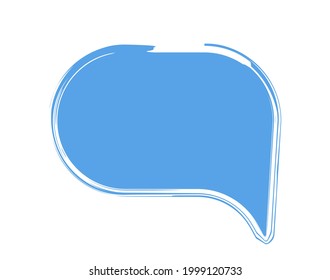 Burbuja del discurso. Habla texto de burbuja, cuadro de conversación.
