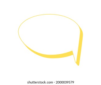 Speech bubble. Speak bubble text, chatting box.