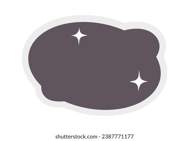 Ilustración del vector de etiquetas de burbuja de voz