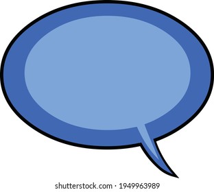 Speech bubble stock illustration vector isolated in white background