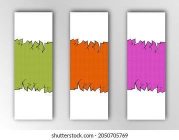 speech bubble in the style of pop art. A set of colored backgrounds for text in the style of comics. Flat design

