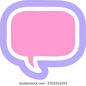 Icono del símbolo de la burbuja del discurso en color de neón brillante