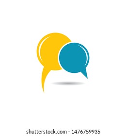 Speech bubble symbol illustration design