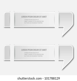 speech bubble symbols. vector