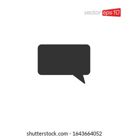 Speech Bubble Talk Icon Design Vector