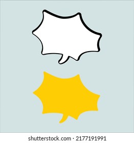 speech bubble talk icon illustration line art vector design