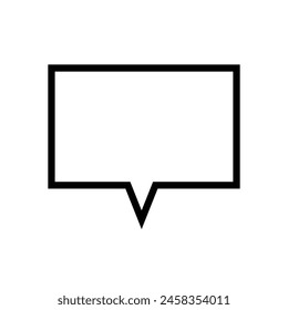 speech bubble talk images rectangle form