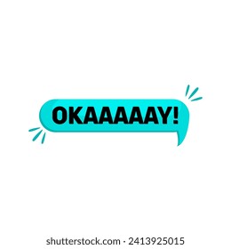 Ilustración del doodle de texto de burbuja de voz