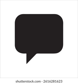 speech bubble with text line icon and silhouette vector