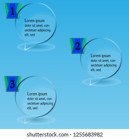 Speech bubble with text space Graphic Design