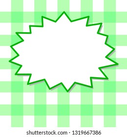 Speech bubble with text space for social media