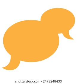 speech bubble text yellow black