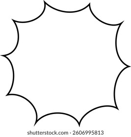 A speech bubble that can be used to express surprise or emphasis