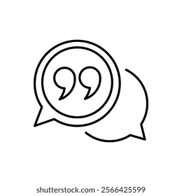 Speech bubble thin line icon set. Outline web sign of comic tell. Communication chat linear customer dialog icons, empty template, clean label. Simple speech bubble symbol isolated vector Illustration