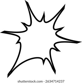 La burbuja del habla se usa en cómics, ilustraciones para transmitir el habla, pensamientos o sonidos provenientes de un personaje. Forma de chat en la nube. Burbuja de discurso de manga. Marco de texto cómico.