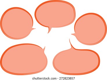 speech bubble vector