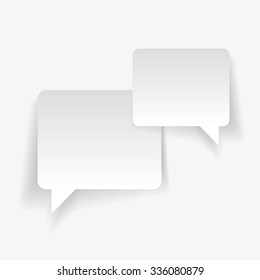 Speech bubble vector