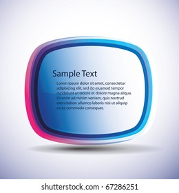 Speech bubble vector background