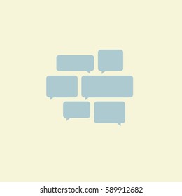 Speech Bubble Vector Cloud