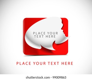 speech bubble vector colorful labels, tags design.