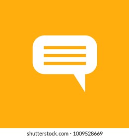 Speech Bubble Vector icon 