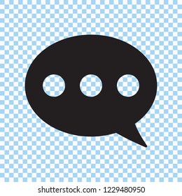 Speech Bubble Vector Icon Stock Vector Royalty Free Shutterstock