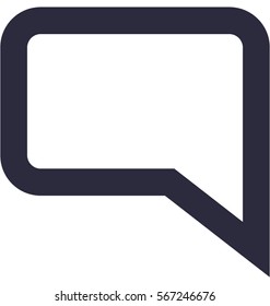 Speech Bubble Vector Icon