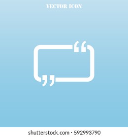 Speech Bubble vector  icon.