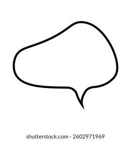 Speech bubble vector icon. Chat illustration sign. Message symbol. Text bubble logo.