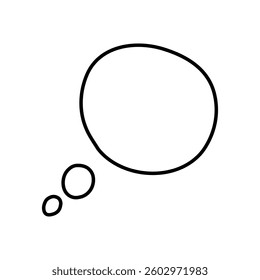 Speech bubble vector icon. Chat illustration sign. Message symbol. Text bubble logo.