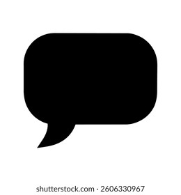 Speech bubble vector icon. Chat illustration sign. Message symbol. Text bubble logo.