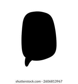 Speech bubble vector icon. Chat illustration sign. Message symbol. Text bubble logo.