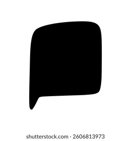 Speech bubble vector icon. Chat illustration sign. Message symbol. Text bubble logo.