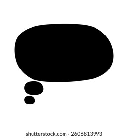 Speech bubble vector icon. Chat illustration sign. Message symbol. Text bubble logo.