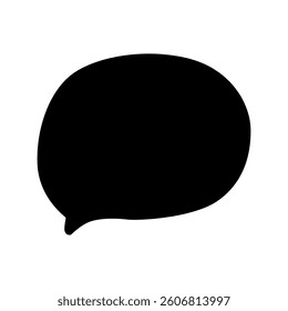 Speech bubble vector icon. Chat illustration sign. Message symbol. Text bubble logo.