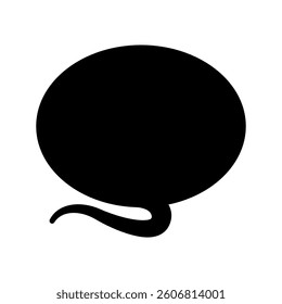 Speech bubble vector icon. Chat illustration sign. Message symbol. Text bubble logo.