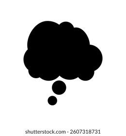 Speech bubble vector icon. Chat illustration sign. Message symbol. Text bubble logo.