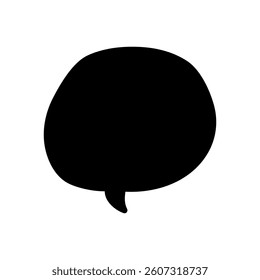 Speech bubble vector icon. Chat illustration sign. Message symbol. Text bubble logo.