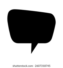 Speech bubble vector icon. Chat illustration sign. Message symbol. Text bubble logo.