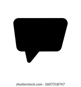 Speech bubble vector icon. Chat illustration sign. Message symbol. Text bubble logo.