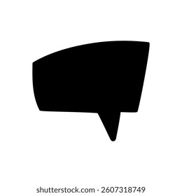 Speech bubble vector icon. Chat illustration sign. Message symbol. Text bubble logo.