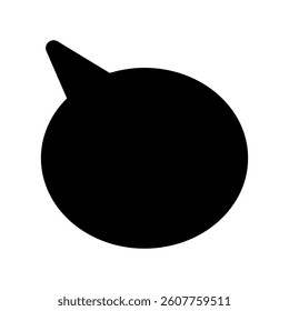 Speech bubble vector icon. Chat illustration sign. Message symbol. Text bubble logo.