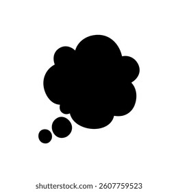 Speech bubble vector icon. Chat illustration sign. Message symbol. Text bubble logo.