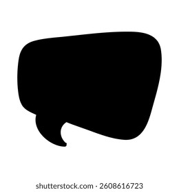 Speech bubble vector icon. Chat illustration sign. Message symbol. Text bubble logo.
