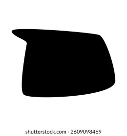 Speech bubble vector icon. Chat illustration sign. Message symbol. Text bubble logo.