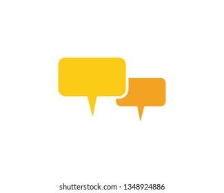 Speech bubble vector icon design