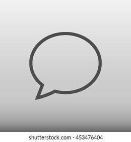 Speech Bubble Vector Icon Illustration